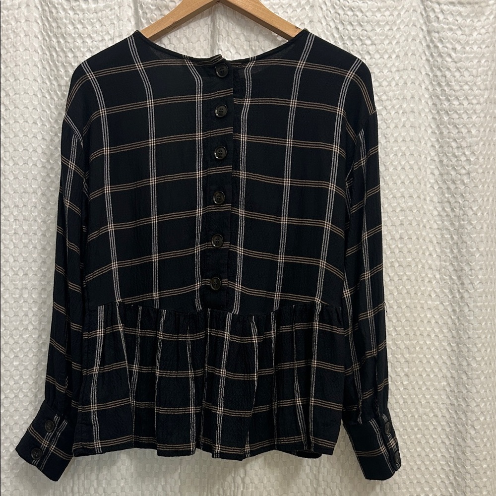 Madewell Long Sleeved Button Back Shirt XXS